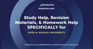 Tutoring Revision Materials Homework Help for Anglia Ruskin University students in the United Kingdom UK