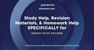 Tutoring Revision Materials Homework Help for Mount Mercy College students in the United States US