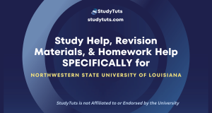 Tutoring Revision Materials Homework Help for Northwestern Oklahoma State University students in the United States US