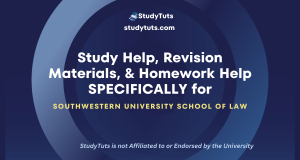 Tutoring Revision Materials Homework Help for Southwestern University students in the United States US
