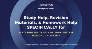 Tutoring Revision Materials Homework Help for State University of New York SUNY students in the United States US