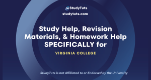 Tutoring Revision Materials Homework Help for Villanova University students in the United States US